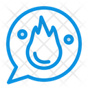 Fire Chat  Icon