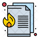 Fire Document Icon
