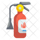Fire Extinguisher Tools Safety Emergency Security Conflagration Icon
