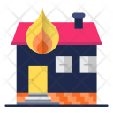 Fire in House  Icon