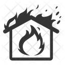 Fire In House Icon