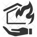 Fire Arson Estate Icon