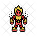 Fire Man Fire Monster Icon