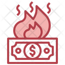 Fire Money Burning Fire Icon