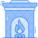 Fire Place Fire Chimney Icon