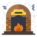 Fire Place Living Room Warm Icon