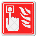 Fire Safety Button Icon