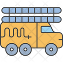 Car Fire Transport Icon