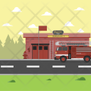 Firefighter Office Background Icon