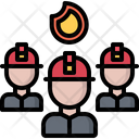 Firefighter Team  Icon