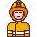 Fireman Man Avatar Icon