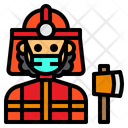Firemwoan Firefighter Occupation Icon
