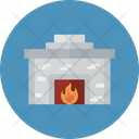 Cozy Fire Fireplace Icon