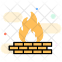 Firewall Defence Security Icon