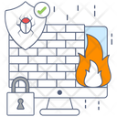Web Security Web Protection Internet Defense Icon