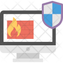 Firewall Protected System Icon