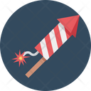 Firework Rocket Dynamite Explode Icon