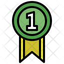 First Place Ribbon First Number Ribbon Quality Icon