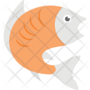 Fish Turning Seafood Icon