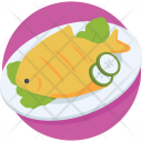 Fish Seafood Cooked Icon