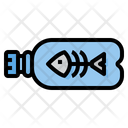 Fish Fish Bone Bottle Icon
