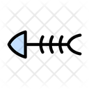 Fish Seafood Skeleton Icon