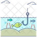 Fishing Fish Tackler Anchor Icon