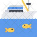 Fishing Boat Delivery Icon