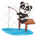 Fishing Panda Icon