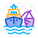 Fishing Ship  Icon