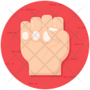 Fist Clenched Hand Palm Icon