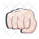 Fist Clenched Hand Palm Icon