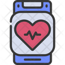 Heart Beat Heart Beat Rate Electrocardiogram Icon
