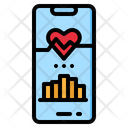 Fitness Application Tracking Activity Icon