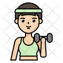 Fitness Girl Icon