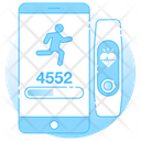Wearable Tech Fitness Tracker Activity Tracker Icon