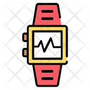 Smartwatch Fitness Band Health Tracker Icon