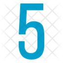 Five Numbers Icon