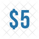 Five Dollar Icon