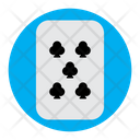 Five Of Clubs Icon
