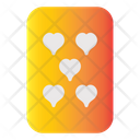 Five Of Hearts Icon