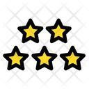 Five Star Rating Icon