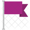 Violet Flag Icon