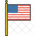 Flag American Independence Icon