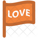 Flag Love Word Icon