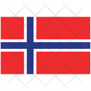 Flag Of Svalbard And Jan Mayen Svalbard Flag Icon
