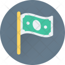 Flag Dollar Banking Icon