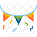 Flag Decoration Holiday Icon