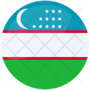 Flag Of Uzbekistan  Icon