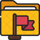 Flagged Folder Bookmark Folder Folder Icon